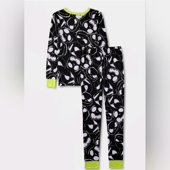 NWT Disney Nightmare Before Christmas Jack Skellington kid 2pc pajama set Size 8 - Picture 2 of 2